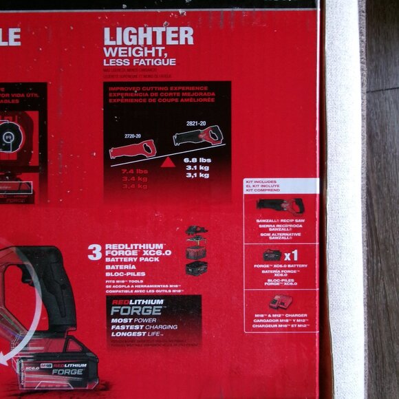 Milwaukee M18 Sawzall Reciprocating Saw Kit - New in Box - Picture 8 of 9